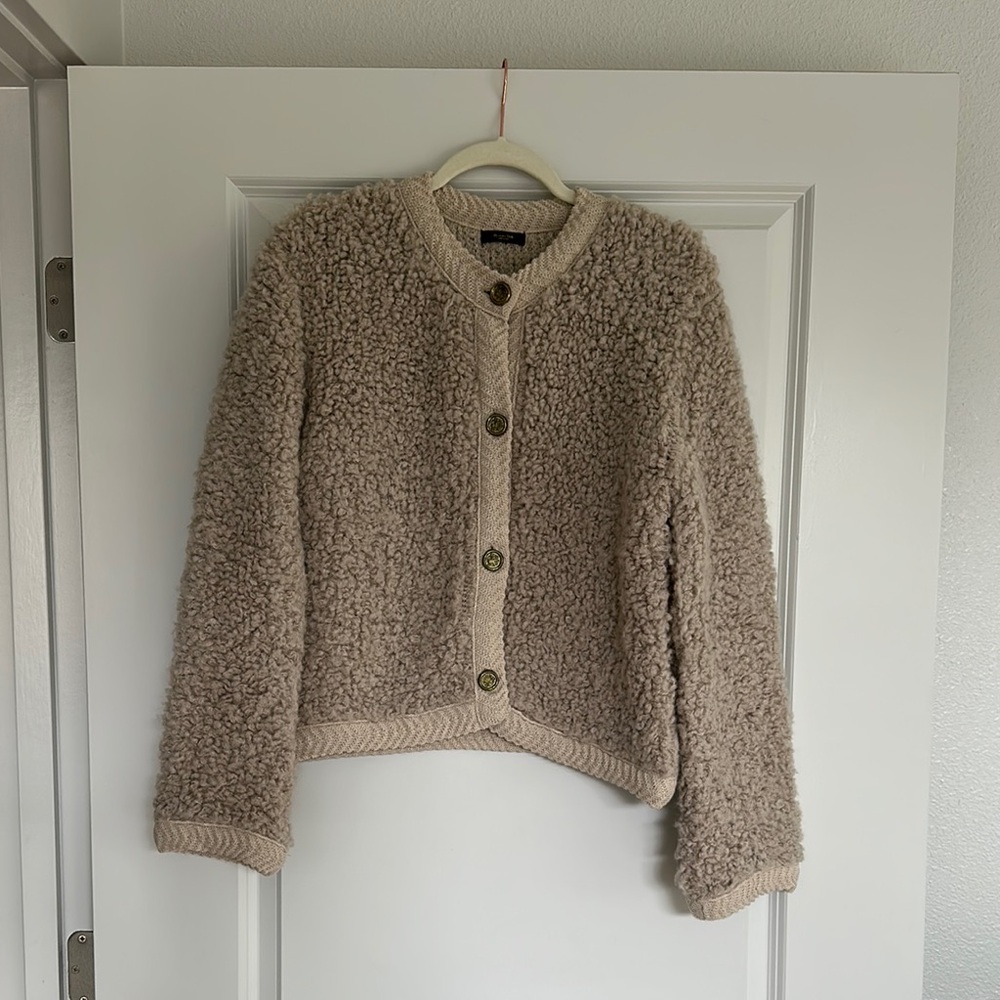 Massimo Dutti boucle cardigan